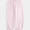 Pantaloni da jogging larghi in pile Pantaloni da jogging larghi in pile