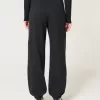Pantaloni da jogging larghi in pile