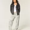 Pantaloni da jogging larghi in pile mimetico Pantaloni da jogging larghi in pile mimetico
