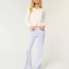 Pantaloni da notte in maglia con risvolto in vita