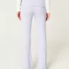 Pantaloni da notte in maglia con risvolto in vita