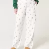 Pantaloni da pigiama comodi a gamba larga