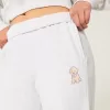 Pantaloni della tuta a gamba larga con grafica di cani