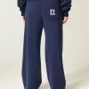 Pantaloni della tuta a gamba larga con grafica LA