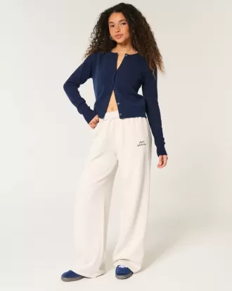 Pantaloni della tuta a gamba larga con grafica Ma Ch茅rie