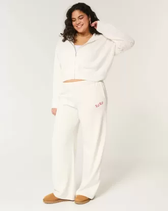 Pantaloni della tuta a gamba larga con grafica XOXO