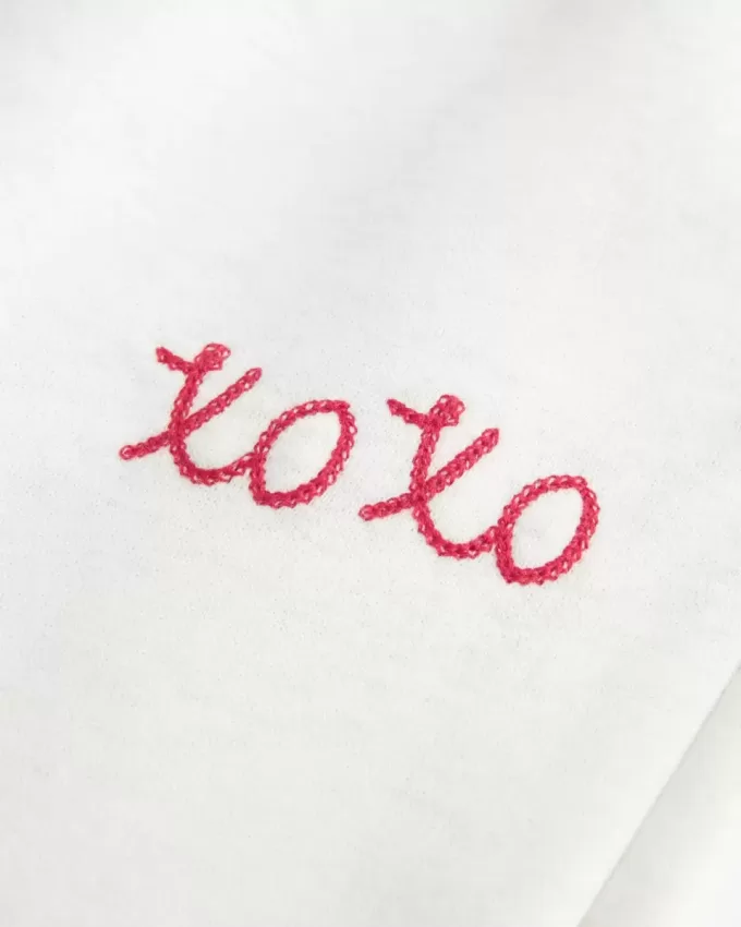 Pantaloni della tuta a gamba larga con grafica XOXO Pantaloni della tuta a gamba larga con grafica XOXO