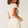 Pantaloni della tuta a gamba larga con scritta “Love You”