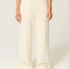 Pantaloni della tuta a gamba larga con scritta “Love You”