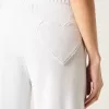 Pantaloni della tuta a gamba larga con tasca a cuore