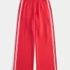Pantaloni della tuta a righe a gamba larga Pantaloni della tuta a righe a gamba larga