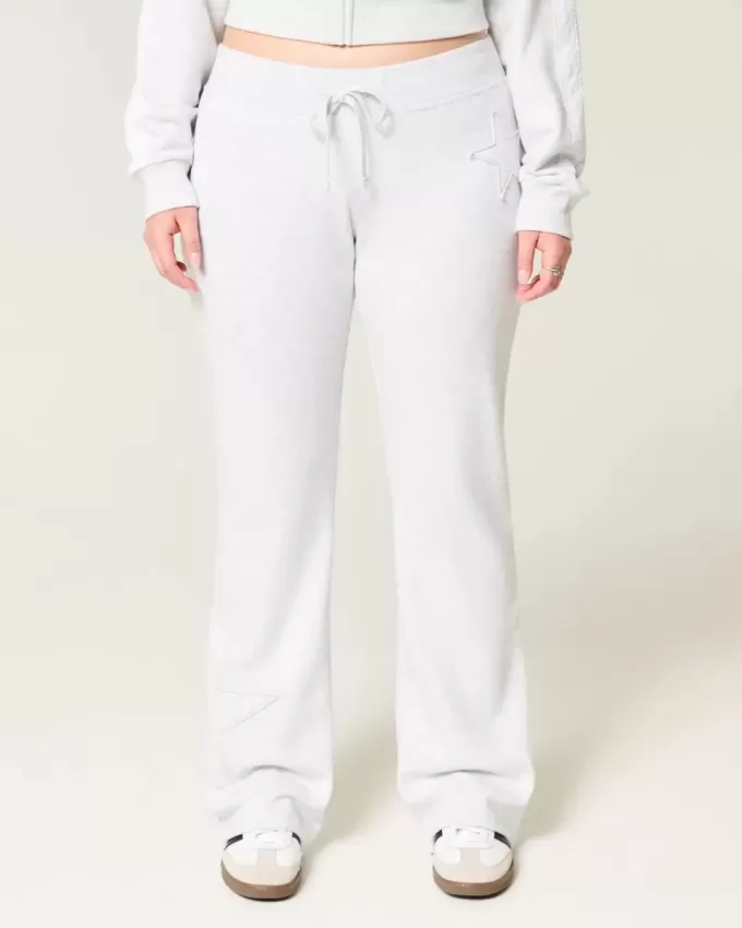 Pantaloni della tuta bootcut con grafica a stella