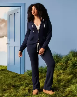 Pantaloni della tuta bootcut con grafica numerica