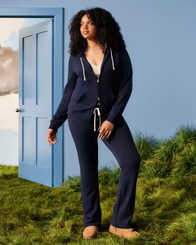 Pantaloni della tuta bootcut con grafica numerica
