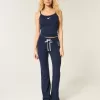 Pantaloni della tuta bootcut con grafica numerica