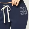 Pantaloni della tuta bootcut con grafica numerica