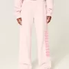 Pantaloni della tuta con logo a gamba larga