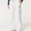 Pantaloni della tuta dritti con grafica a fiocco Pantaloni della tuta dritti con grafica a fiocco
