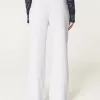 Pantaloni della tuta dritti con grafica a fiocco Pantaloni della tuta dritti con grafica a fiocco