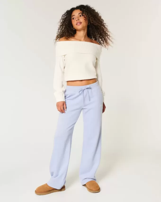 Pantaloni della tuta dritti con grafica Amour Pantaloni della tuta dritti con grafica Amour