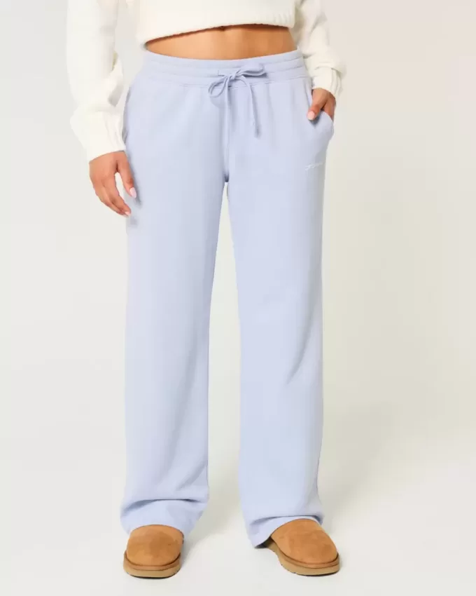 Pantaloni della tuta dritti con grafica Amour Pantaloni della tuta dritti con grafica Amour