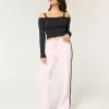 Pantaloni della tuta dritti con strisce laterali