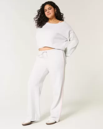 Pantaloni della tuta dritti con strisce laterali