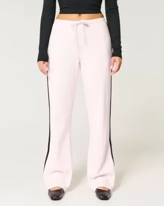 Pantaloni della tuta dritti con strisce laterali