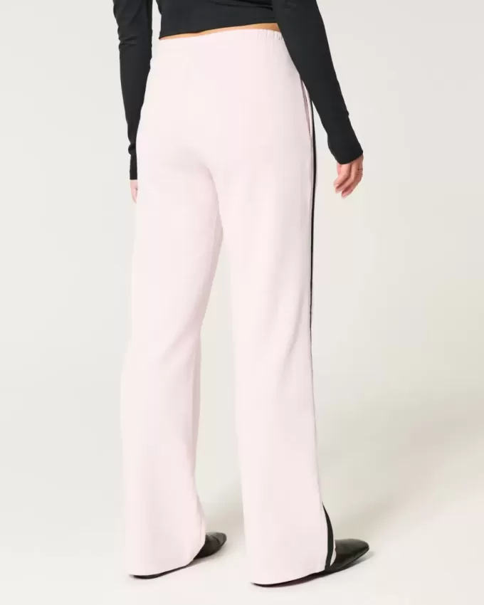 Pantaloni della tuta dritti con strisce laterali