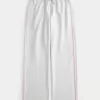 Pantaloni della tuta dritti con strisce laterali
