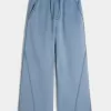 Pantaloni della tuta grandi con cuciture