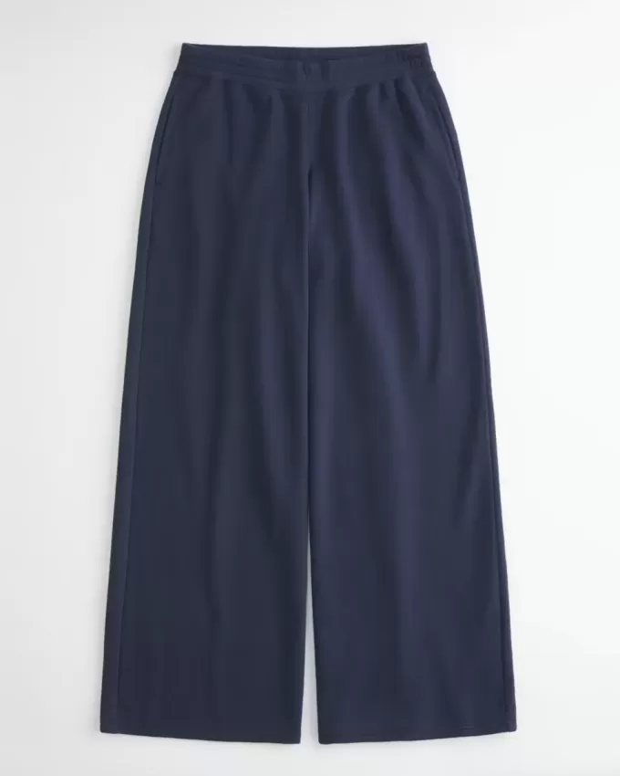 Pantaloni della tuta larghi con grafica a fiocco