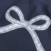 Pantaloni della tuta larghi con grafica a fiocco