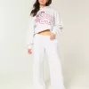 Pantaloni della tuta larghi con grafica a stella