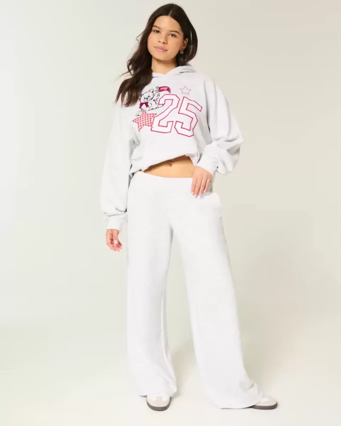 Pantaloni della tuta larghi con grafica a stella