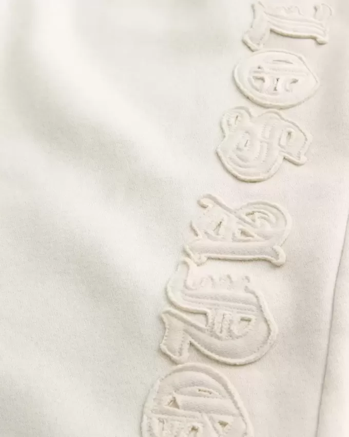 Pantaloni della tuta larghi con grafica Los Angeles