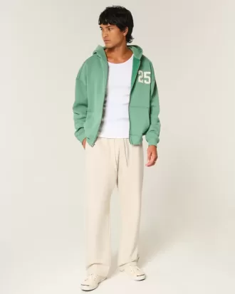 Pantaloni della tuta larghi con grafica New York