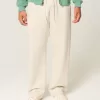 Pantaloni della tuta larghi con grafica New York