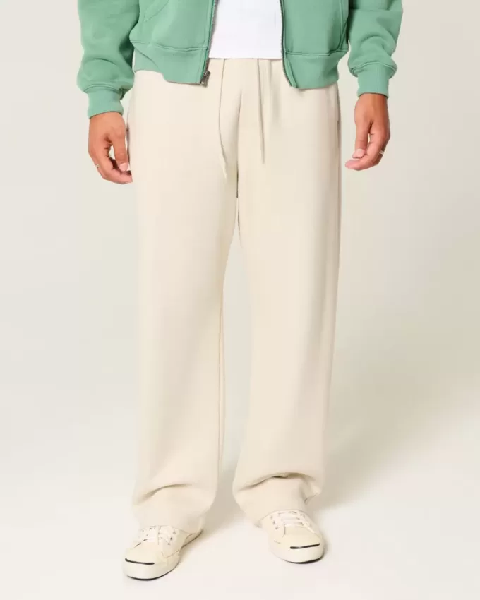 Pantaloni della tuta larghi con grafica New York
