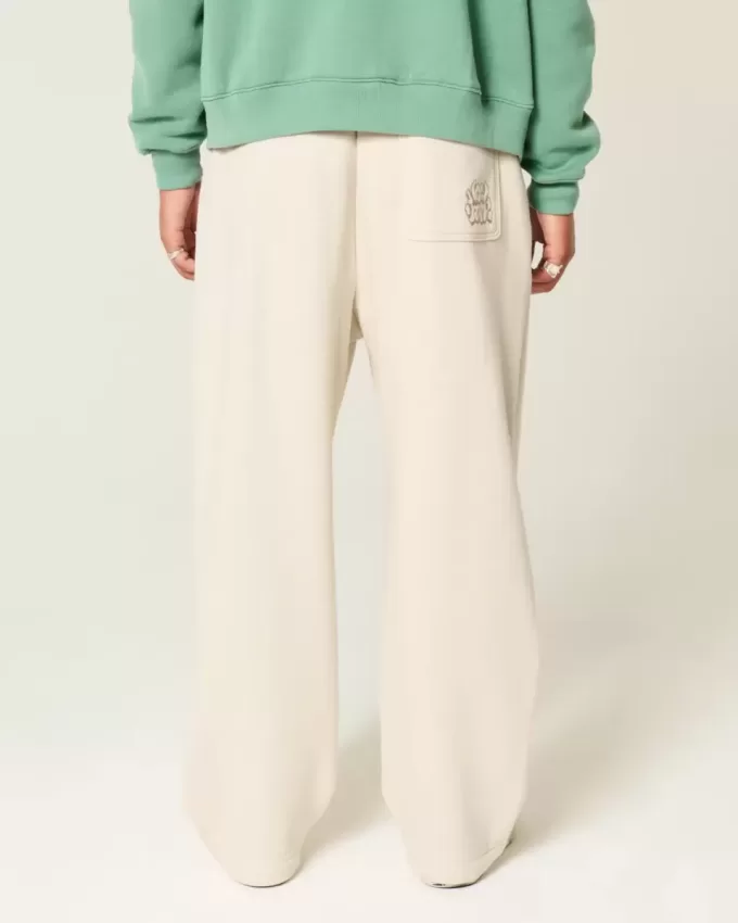 Pantaloni della tuta larghi con grafica New York