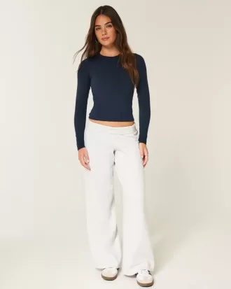 Pantaloni della tuta larghi con grafica senior