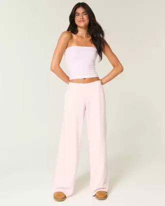 Pantaloni della tuta larghi con grafica senior