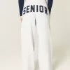 Pantaloni della tuta larghi con grafica senior