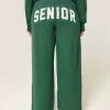 Pantaloni della tuta larghi con grafica senior
