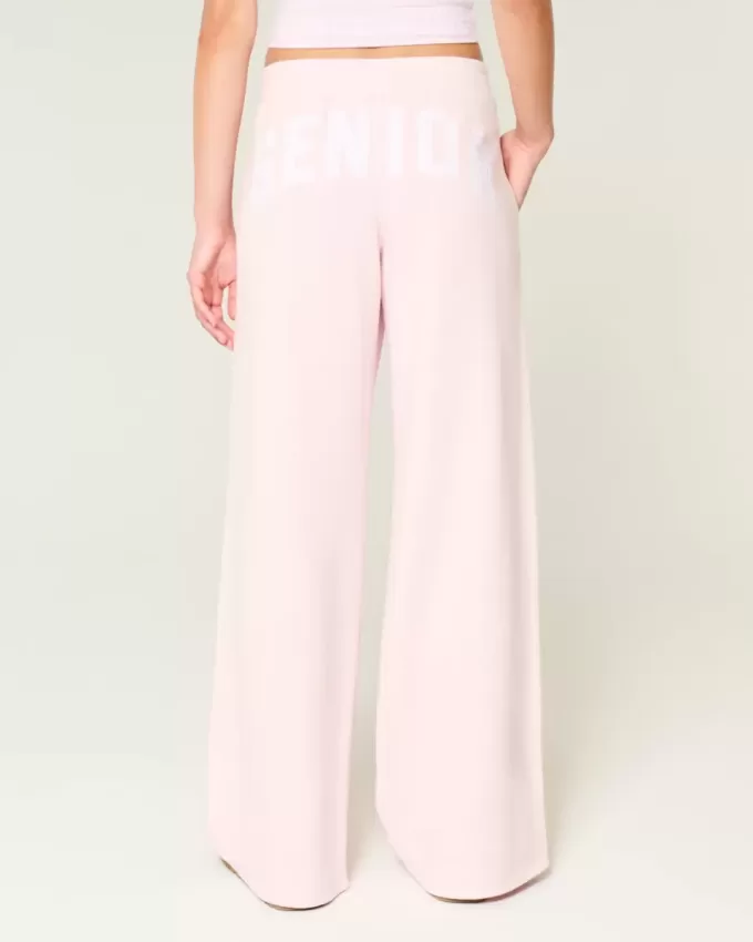 Pantaloni della tuta larghi con grafica senior