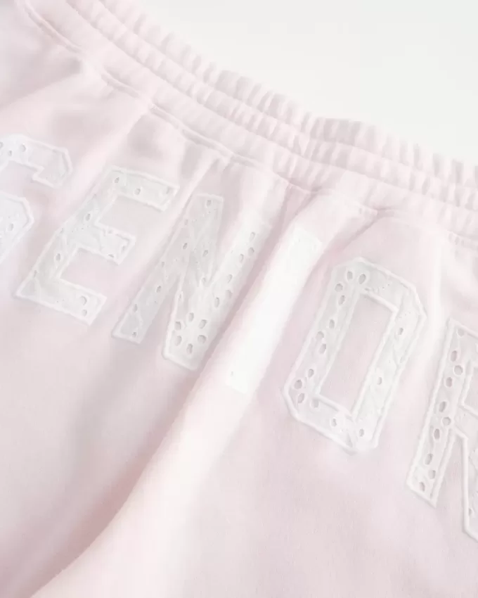 Pantaloni della tuta larghi con grafica senior