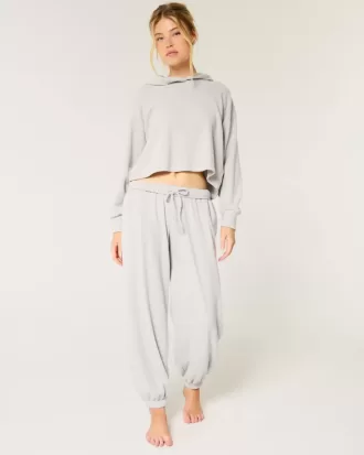 Pantaloni della tuta larghi e comodi a nido d’ape di Gilly Hicks