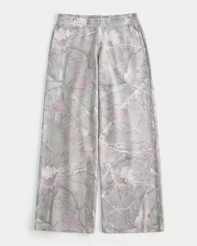 Pantaloni della tuta larghi mimetici
