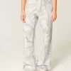 Pantaloni della tuta mimetici a gamba larga con tasca a cuore