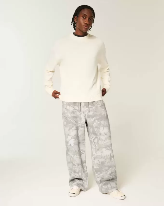 Pantaloni della tuta mimetici super larghi